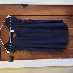 No Boundaries Lace Key Hole Tank Top XL 15-17